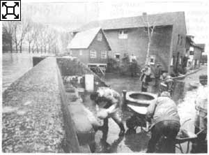 Kampf gegen das Hochwasser