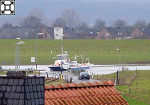 Die erste Überfahrt nach Schenkenschanz